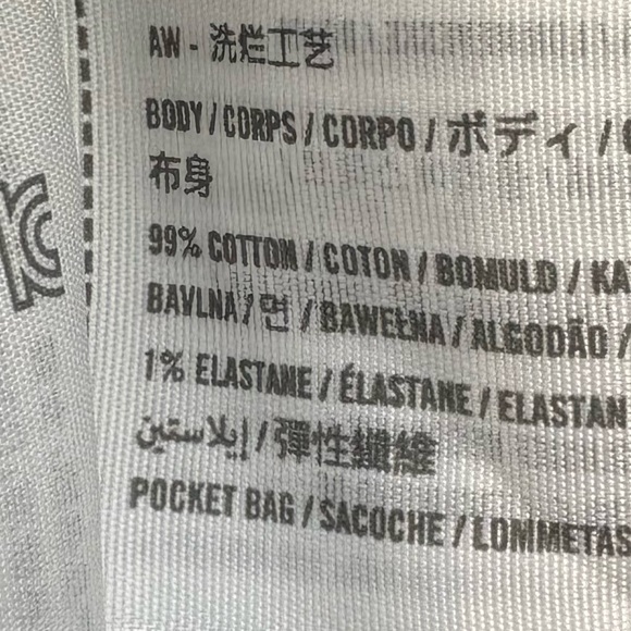 ABERCROMBIE & FITCH Denim Skirt Mid Rise Dark Wash NWT Size 28 - Picture 5 of 10